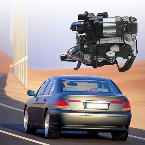 Miniatura 5 de Para BMW Serie 7 G11 G12 740i 750i 760i Bomba de compresor de suspensión de aire con bloque de válvula 2016-2019 37206861882 37206884682 4154039200