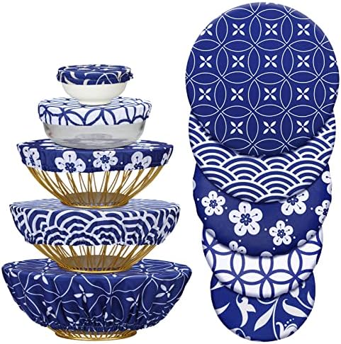Revahope 4 Pieces Bowl Covers Reusable, 4 Size Stretch Cloth - View #10