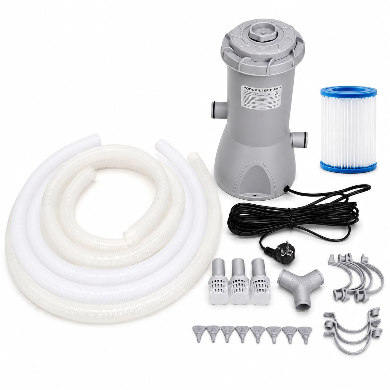 Système de filtration de piscine, système de filtre à cartouche de 1000 gallons