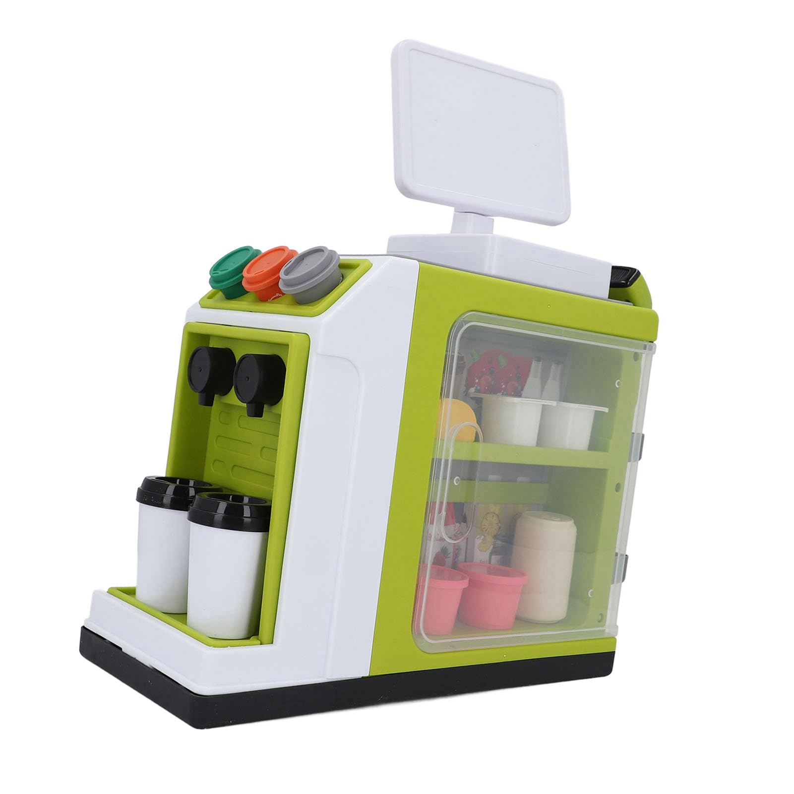 Set da Gioco per registratore di Cassa del supermercato simulato Macchina per Il caffè Frigo Scanner per Codici a Barre Set da Gioco educativo per Errore 2029 Gioco di ruol