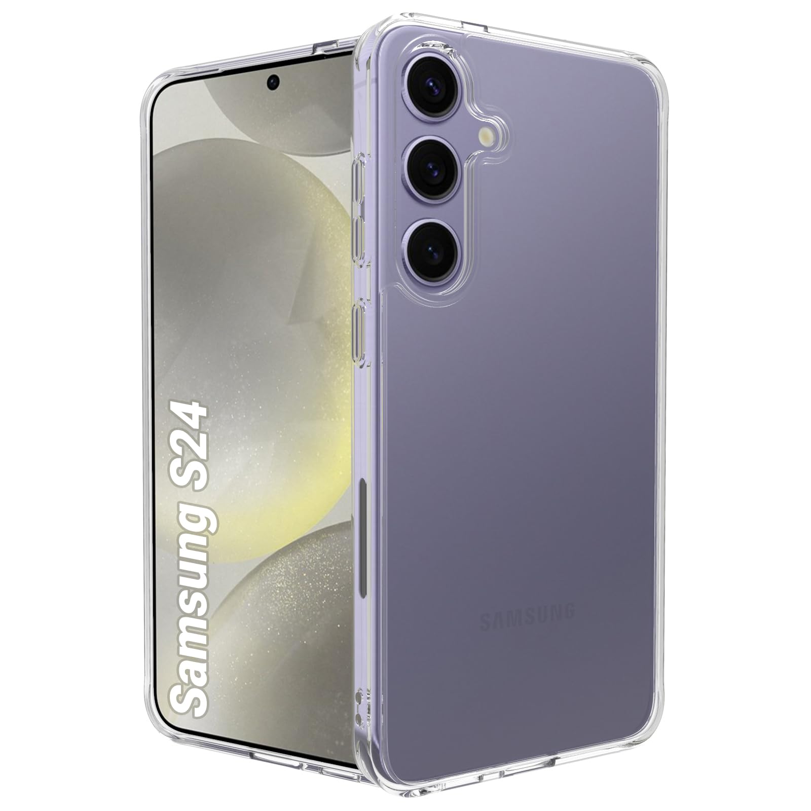 RIGGEAR Shockproof Clear Hybrid Armor Back Cover Case Compatible with Samsung Galaxy S24 (Clear PC + Clear TPU Bumper) (B0CSG4Q8Z6) Amazon Price History, Amazon Price Tracker