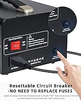 Vista 51 de LVYUAN Convertidor de transformador de voltaje Step Up/Down Convertir de 110-120 voltios a 220-240 voltios y de 220-240 voltios a 110-120 voltios