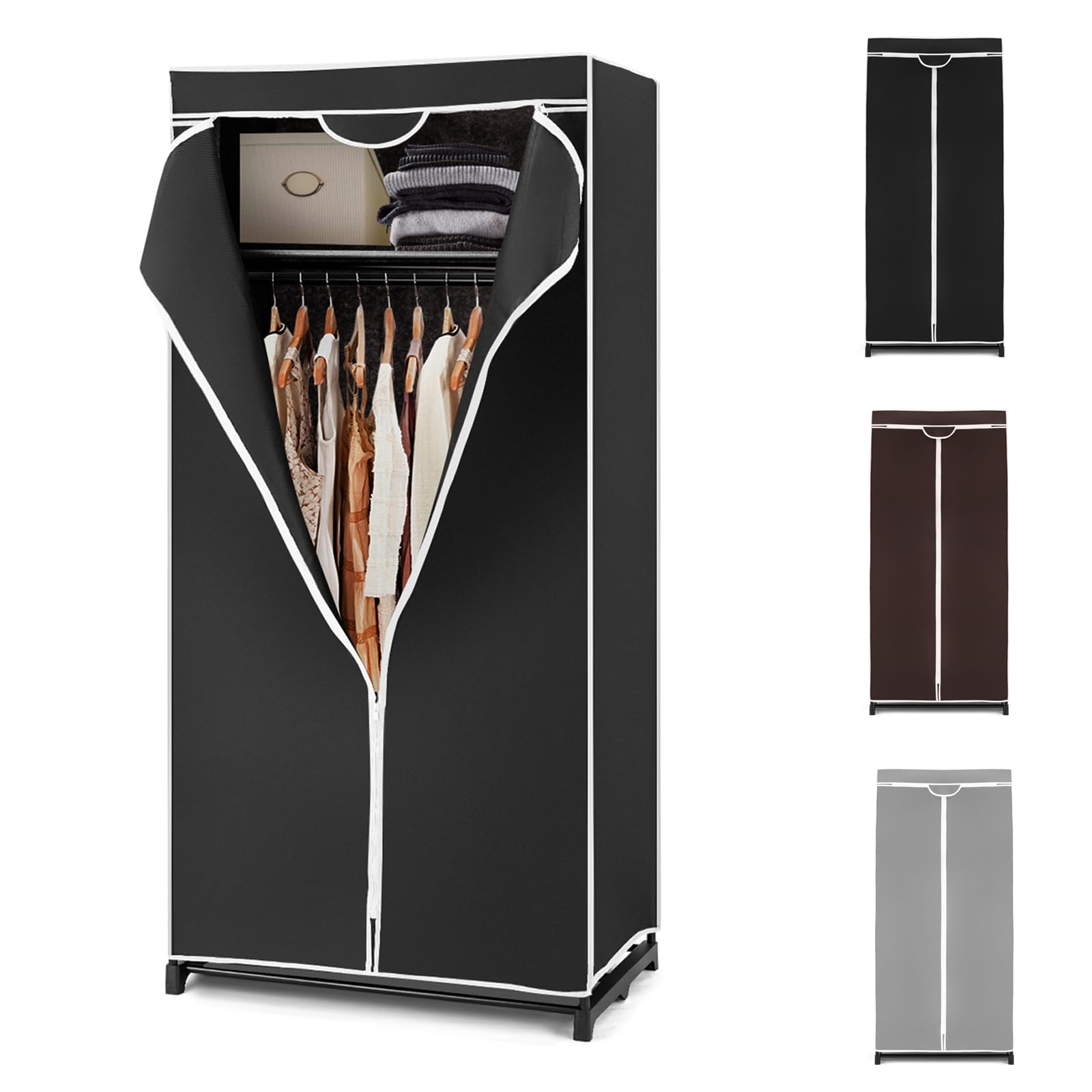 armoire en tissu pliable housse