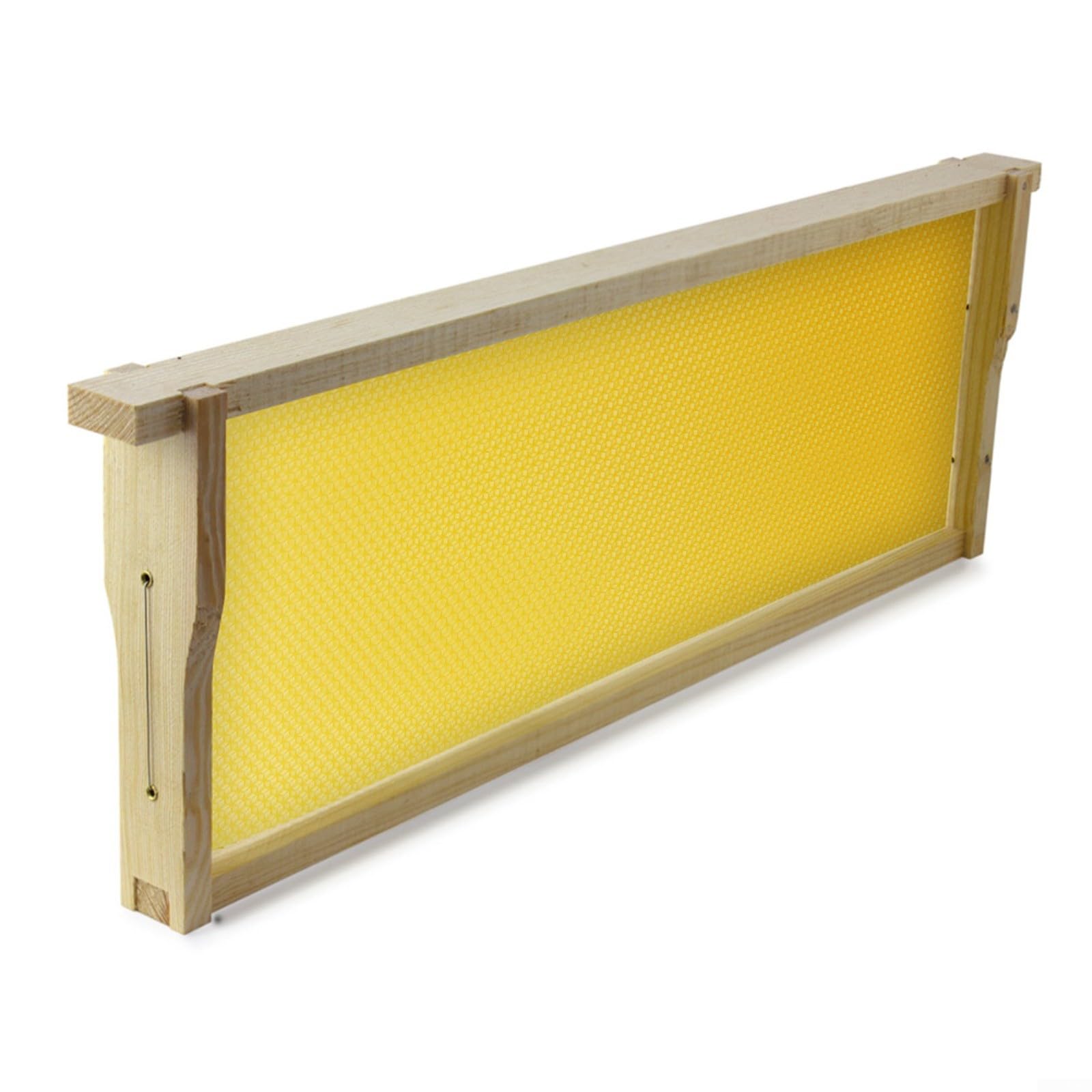 Fogli di Cera d'api per Apicoltura e Artigianato, 100% Cera Naturale, 415 x 195 mm, Confezione da 30