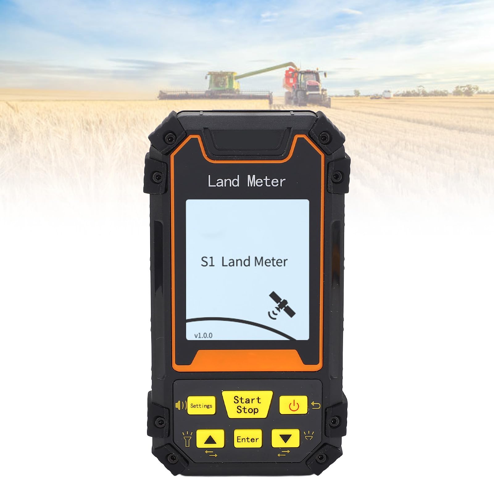 Medidor Terrestre GPS de Mano, Medidor de Medición Topográfico S1 Receptor GNSS Terrestre GPS Precisión de 2, 5 M