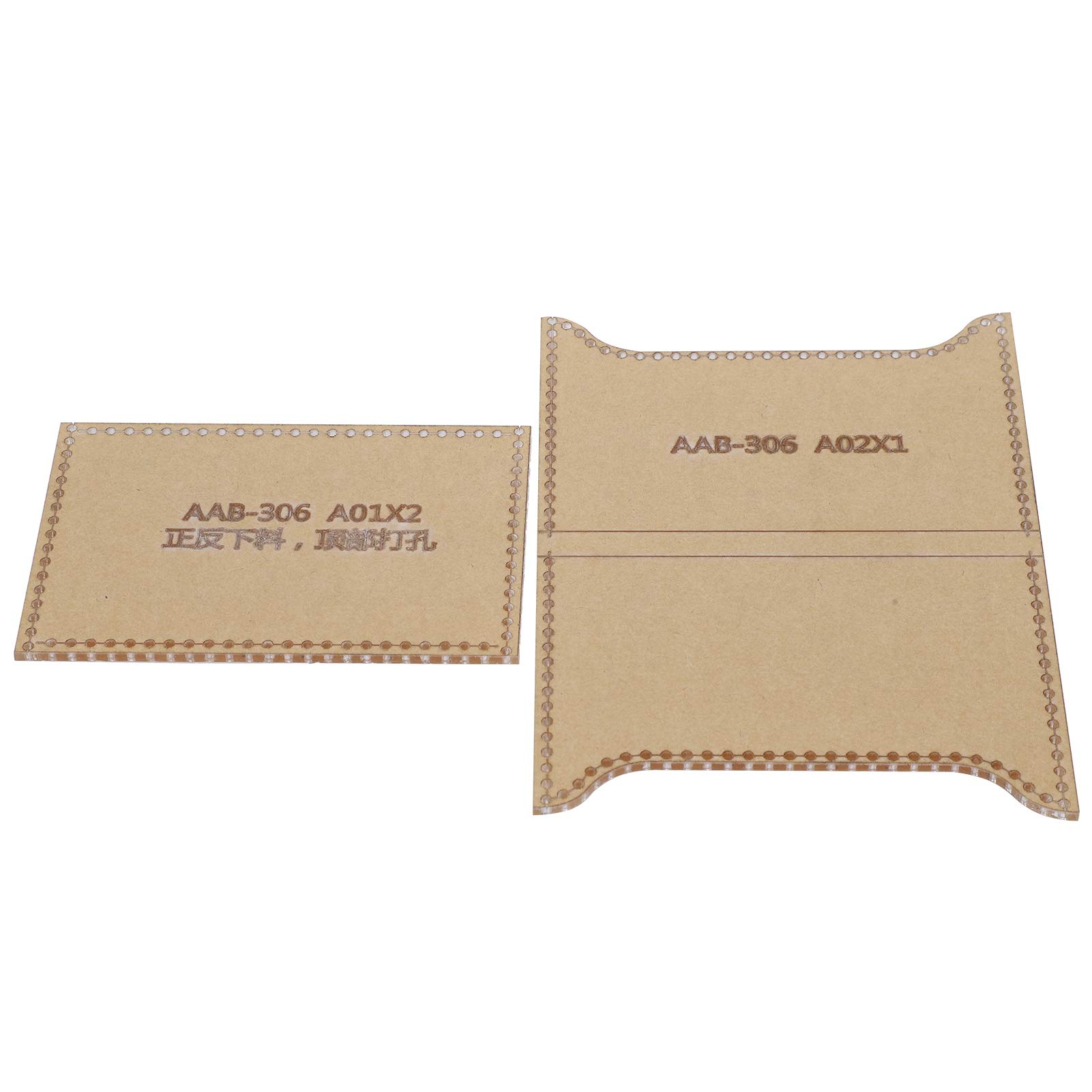 Leather Pattern, Transparent Leather Template, Acrylic for DIY Cutting