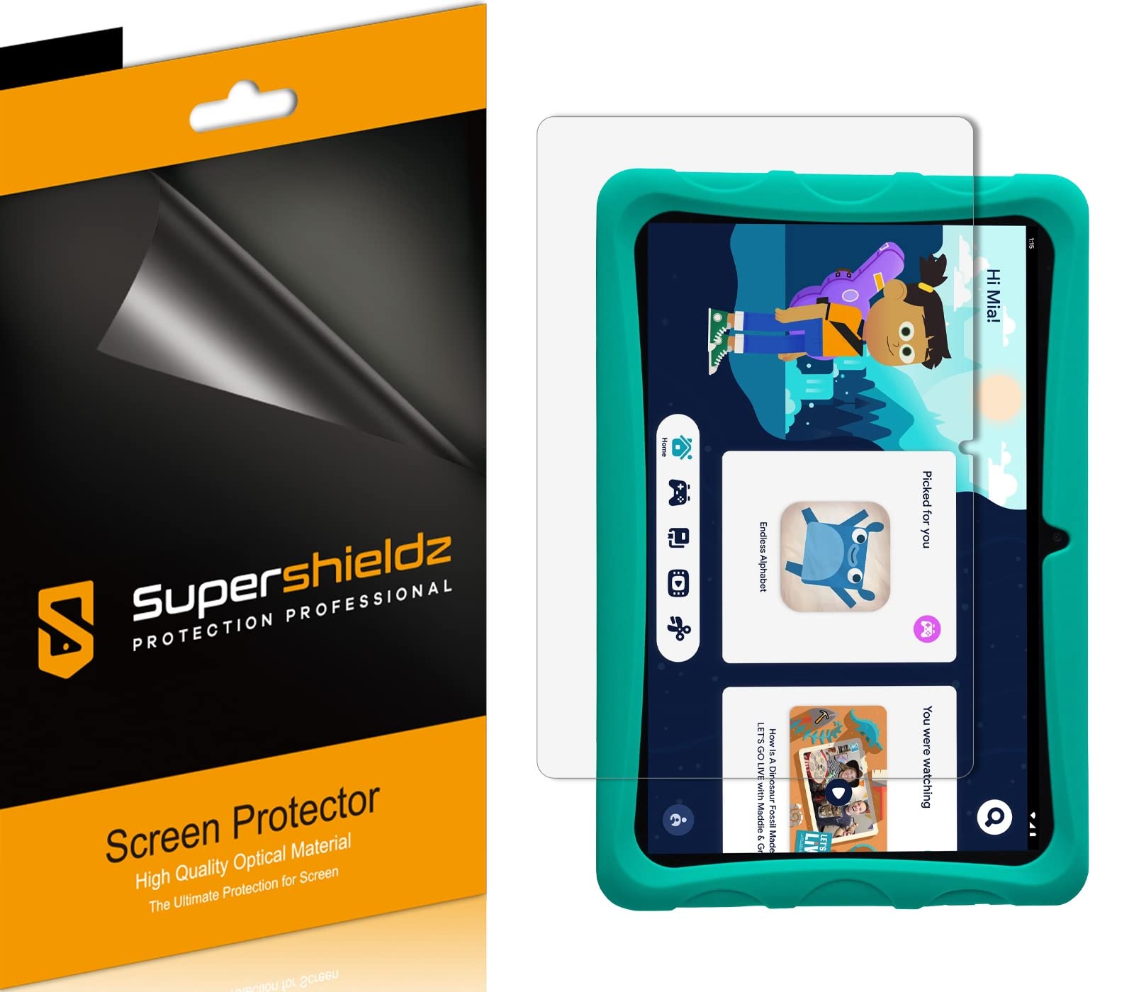 Supershieldz(3 Pack) Designed for Onn 10/10.1 inch Kids Tablet (2022, 3rd Gen) Screen Protector, High Definition Clear Shield (PET)