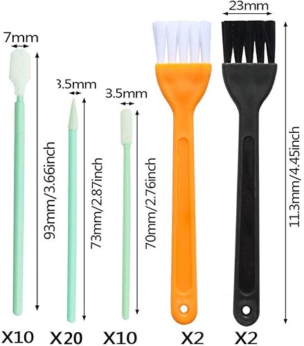 Miniatura 3 de Kit de limpieza de teléfono celular de 44 piezas y 10 pares de tapones de polvo USB C para puerto de carga tipo C