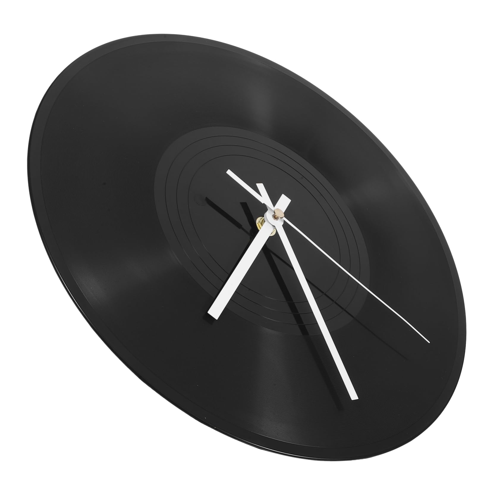 Reloj de pared con forma de disco de vinilo PRETYZOOM de diseño personalizable retro