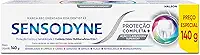 Sensodyne NOVO Proteção Completa Pasta de Dente para Dentes sensíveis, 140g
