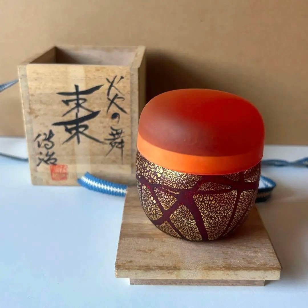 竹内傳治作　ガラスの棗 Amazon.co.jp: 竹内傳治作 ガラスの棗 高さ7.5cm : おもちゃ