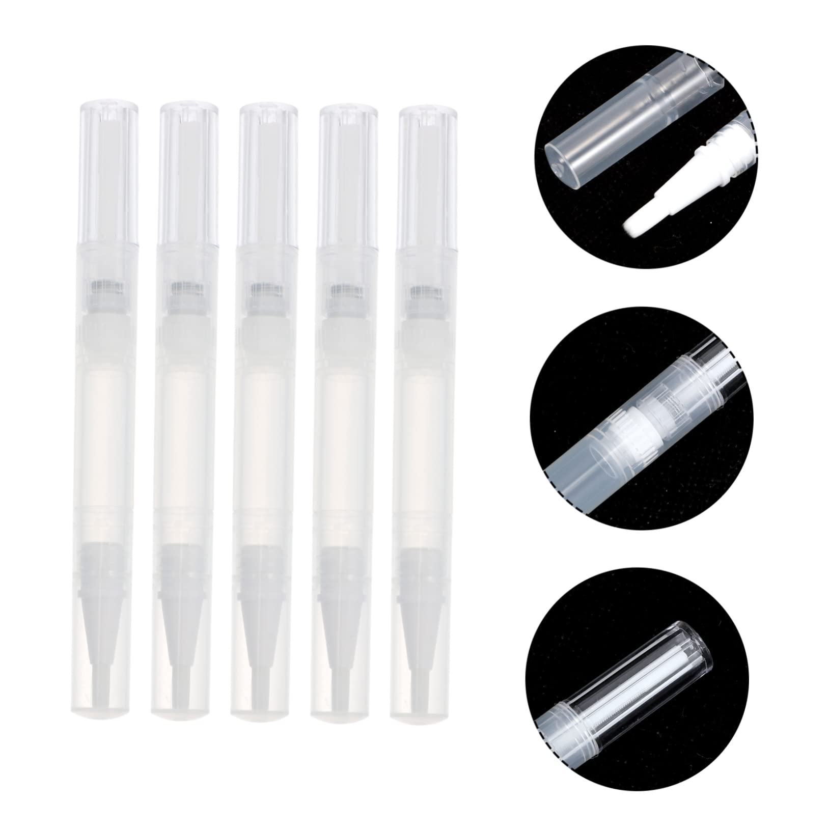 Baluue 30stücke Transparente Nagelölstifte Nachfüllbare Kosmetikbehälter Für Nagelpflege Und Make-up Für Nail Art Cuticle Oil Und Ätherische Öle