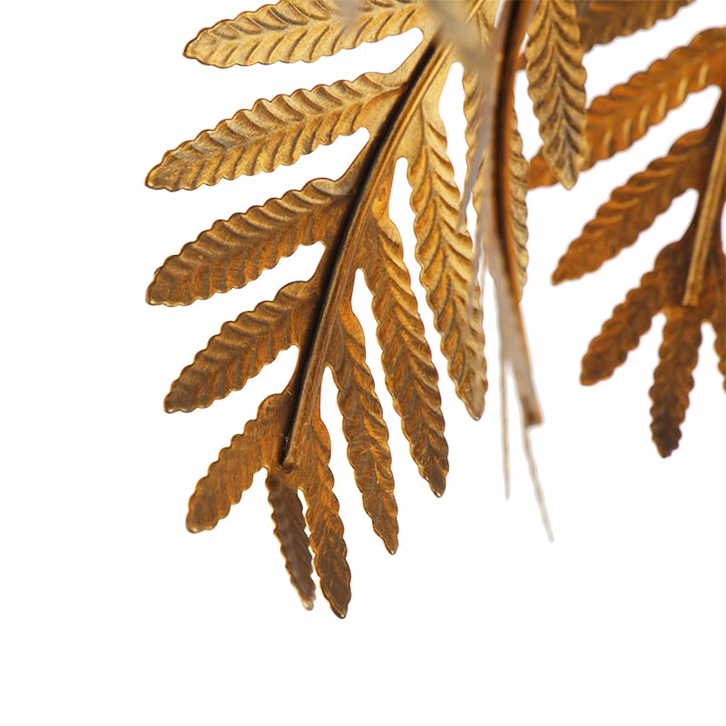 Qazqa botanica - Lampada da soffitto rustico - 1 luce - 45 cm - Oro/Ottone - rustico - Soggiorno I Camera da letto