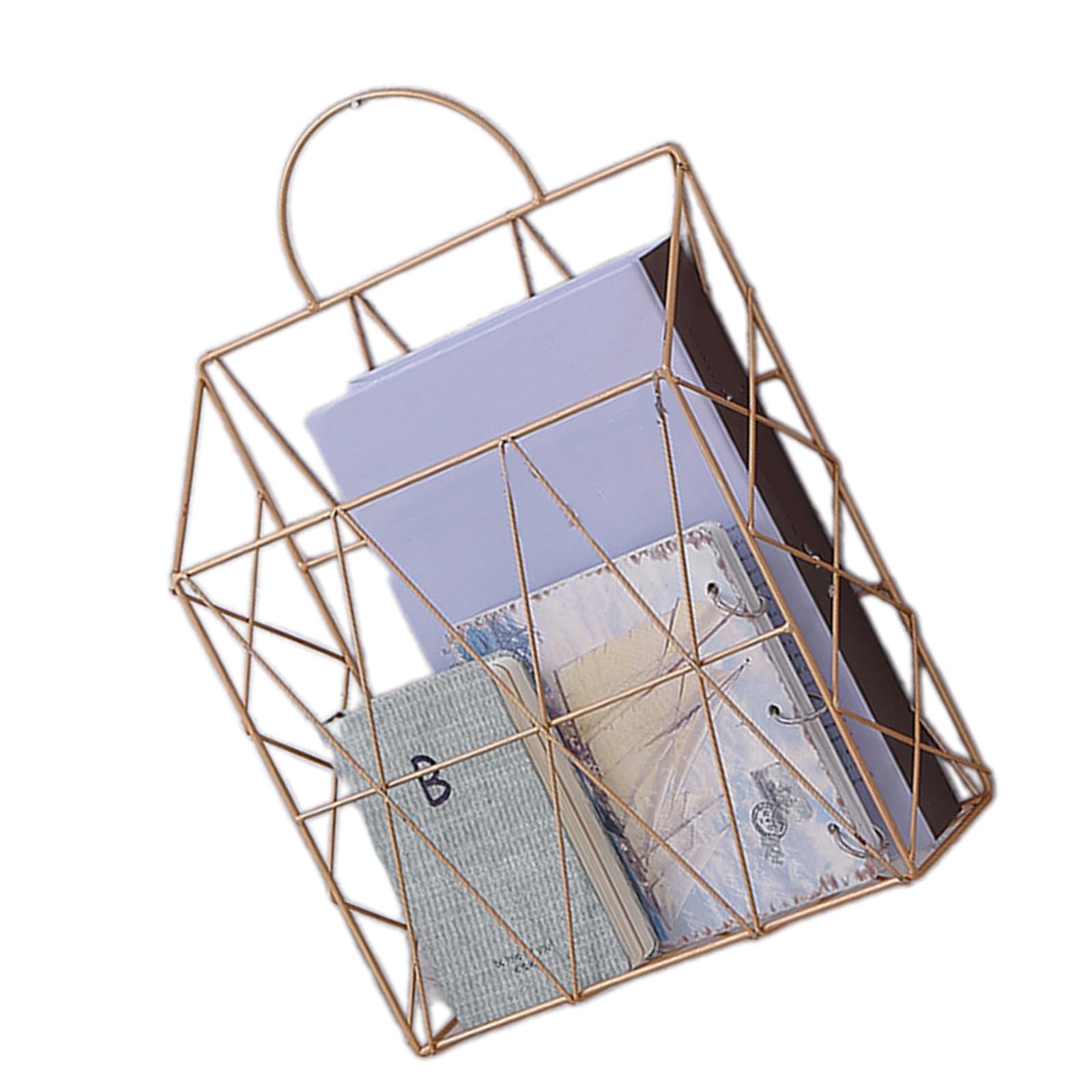 HDOYTXXM Metal Wall Holders Magazine Document Hanging Magazine Organiser Hanging File Supplies Metal