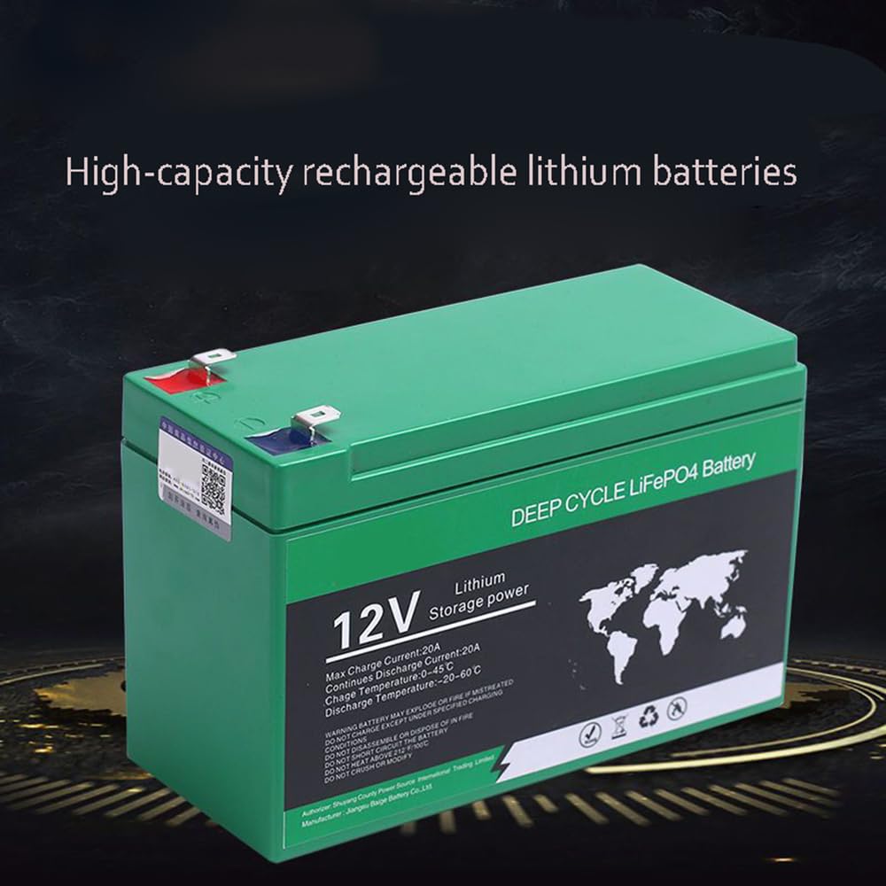 Batería de Litio para pulverizador eléctrico de 12 V, 6 Ah, 8 Ah, 10 Ah, 12 Ah, 14 Ah, 16 Ah, 18 Ah y 20 Ah, para iluminación Exterior y Almacenamiento de energía.