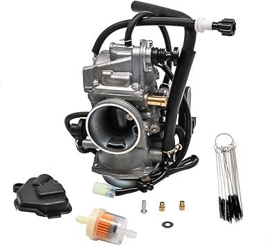 KIPA Carburetor for TRX 400 Rancher TRX400FA TRX400FGA 4X4 AT 2004-2007, Replace OEM J16100-HN7-013, With Carbon Dirt Jet Cleaner Tool Kit & Fuel ...