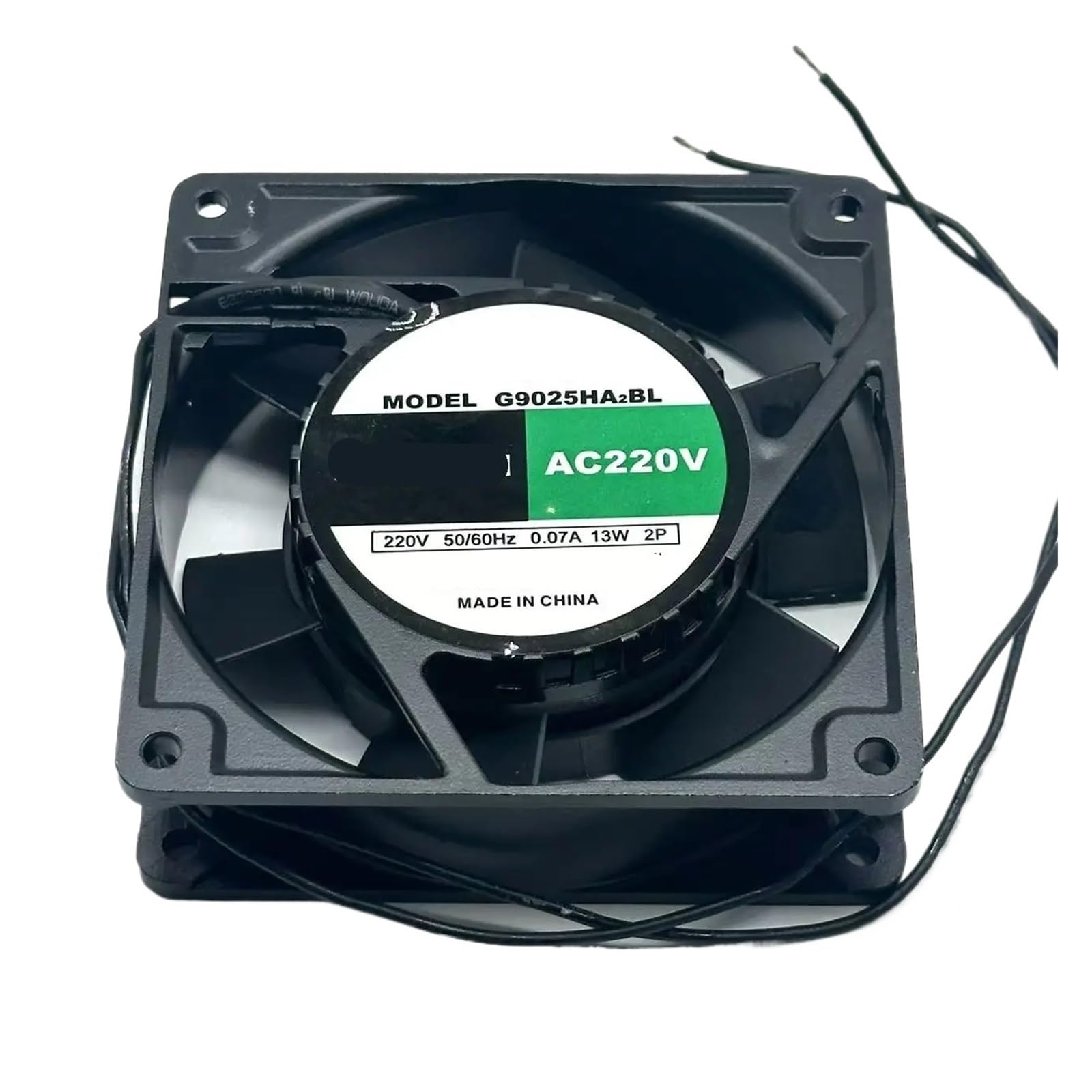 FCARUMIQP G9025HA2BL AC 220V 0.07A 13W 92x92x25mm Server Cooling Fan
