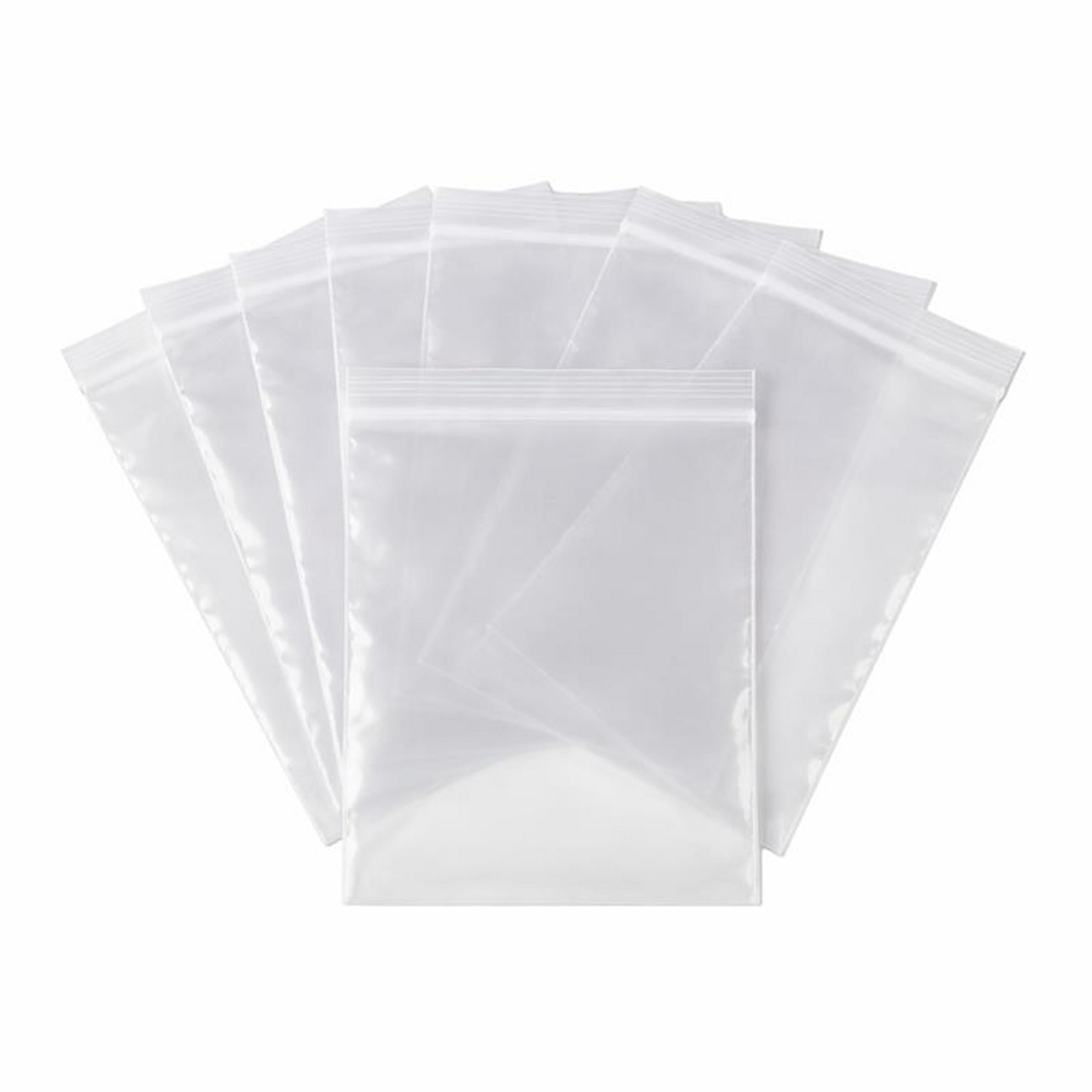 Shatchi Transparent 5000 Zip Seal Bags Clear Plastic Zip Lock Food Storage, Small Plastic Pouches With Zips, Self Seal, Resealable Packaging For Freezer, Jewellery, Medicine, Office, Mailing And Craft Use 8 X 11 Inch