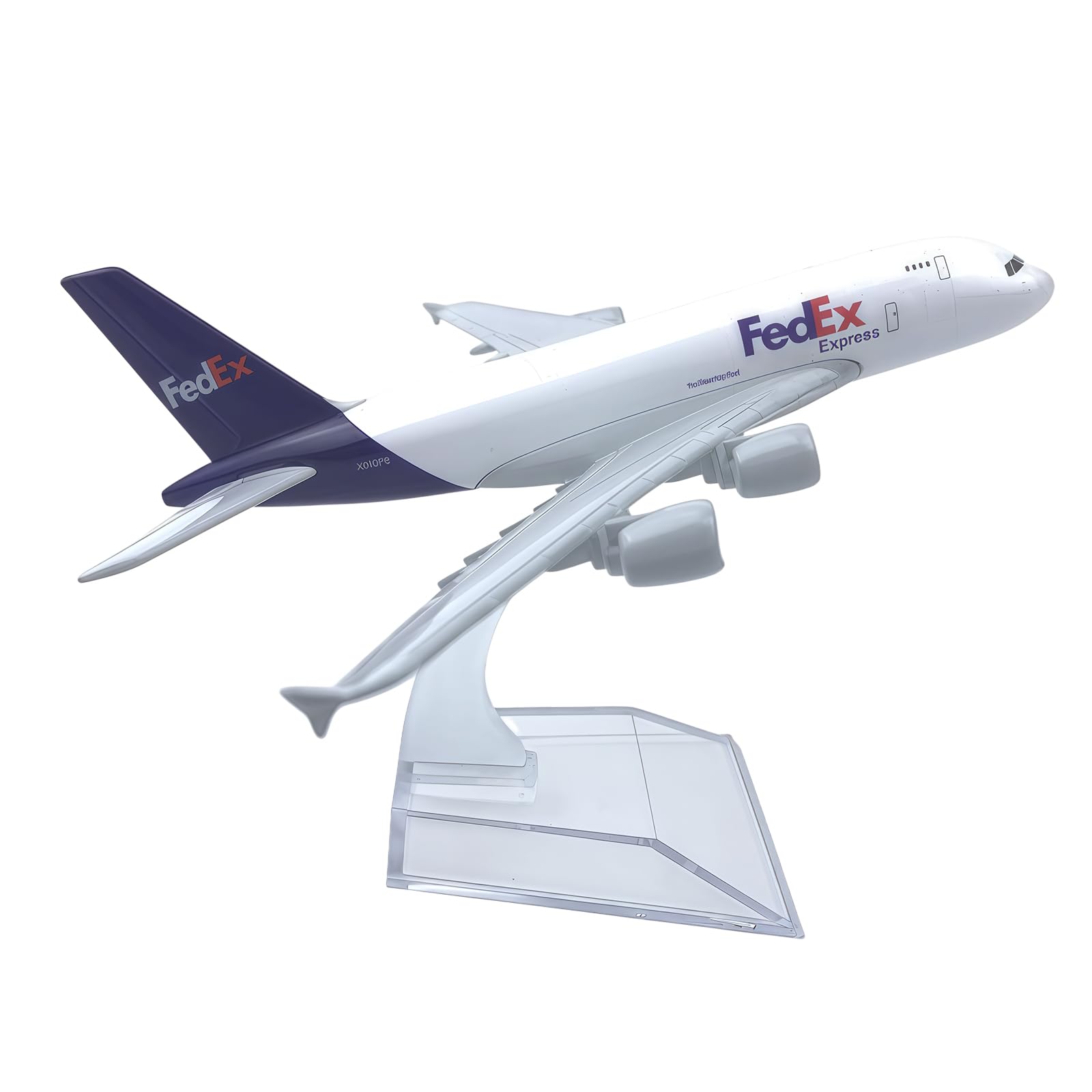 Nhemeylp Model Plane, A380 Airplane Model 1:400 Diecast Airway Planes, Metal Aircraft with Display Stand for Adult Collectors & Aviation Enthusiasts (Express Ver.)
