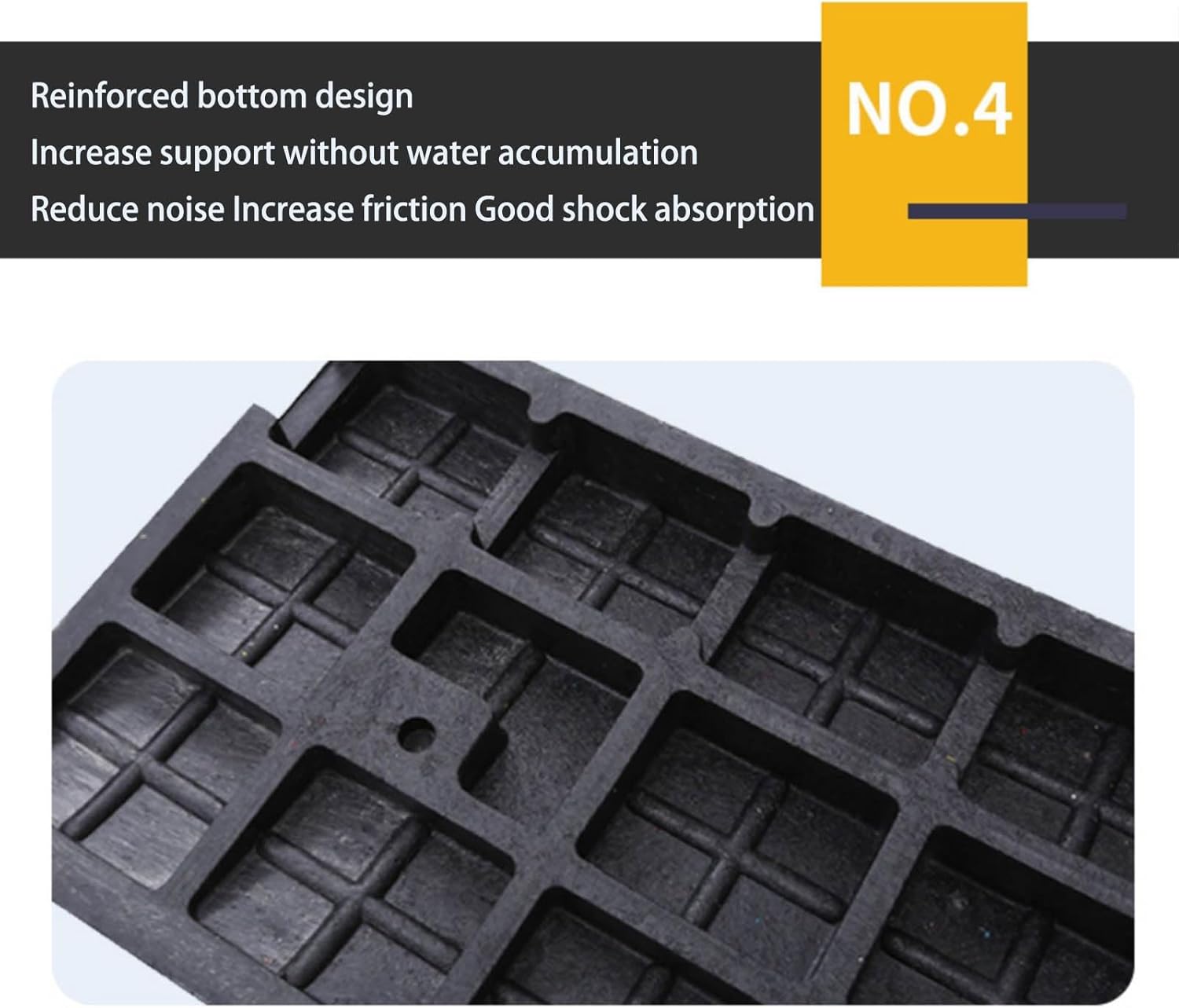 Lawn mower ramps ,wheelchair ramps for cars ,ramps for wheelchairs for home，Plastic material, strong and durable, suitable for threshold ramps such as toy cars, skateboards, wheelchairs, etc. ( Size :