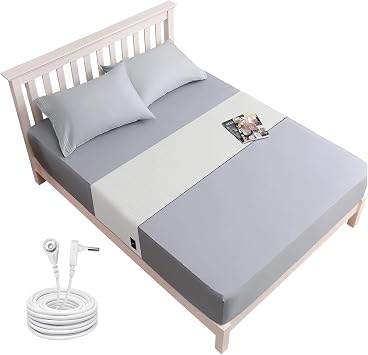 VAJOOCLL Grounding Sheet with Grounding Cord Conductivity Grounding Sheets for Healthy Sleep35X90Inch
