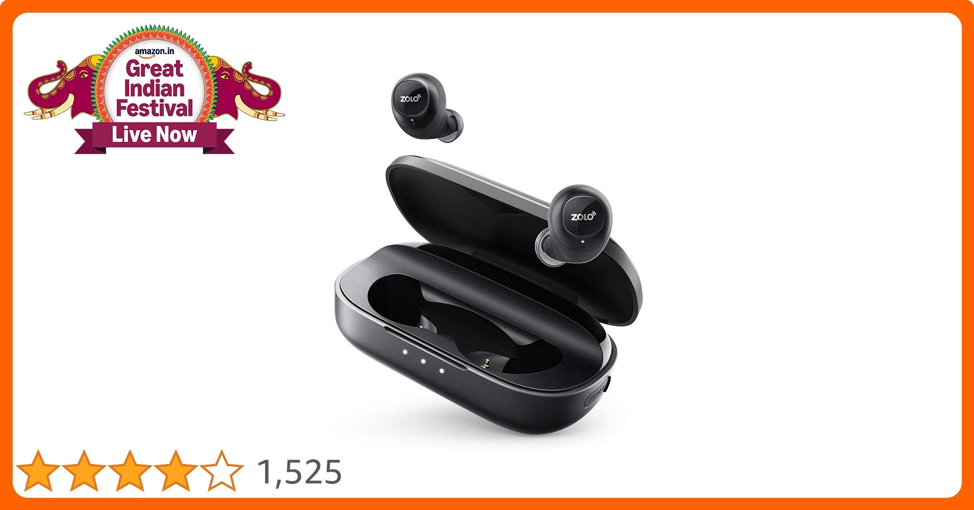 Anker Zolo Liberty True Wireless Sweatproof with Smart AI