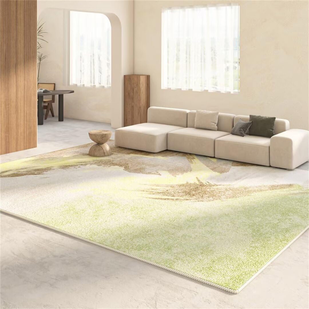 Tapis de salon vert 120X200cm pour réchauffer l'ambiance de la maison