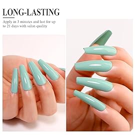 Imtiti Green Gel Nail Polish, 0.5 Fl Oz Sage Green Soak Off LED UV Polish for Spring Summer DIY Nail Art Starter Manicure Salon Kit