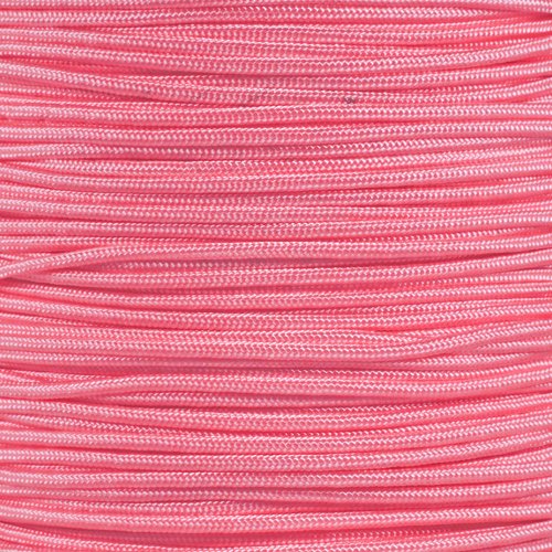 West Coast Paracord Tactical 5-Strand Nylon Core 275-LB Tensile Strength - 3/32 Inch (2.38mm) Paracord Rope (Rose Pink, 10 Feet)