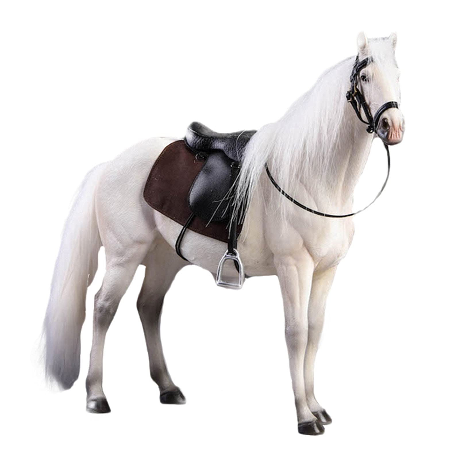 Vinbcorw A Realistic Horse Statue Sculpture Figurine Resin Ornaments Horse Sculpture Crafts Home Office Decoration Ccessories Nime Figure Ornaments,,S