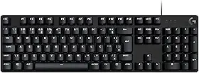Teclado Mecânico Gamer Logitech G413 SE com Layout ABNT2, Iluminação Branca e Teclas Mecânicas Tactile, Anti-ghosting, Compatível com Windows, macOS - Preto