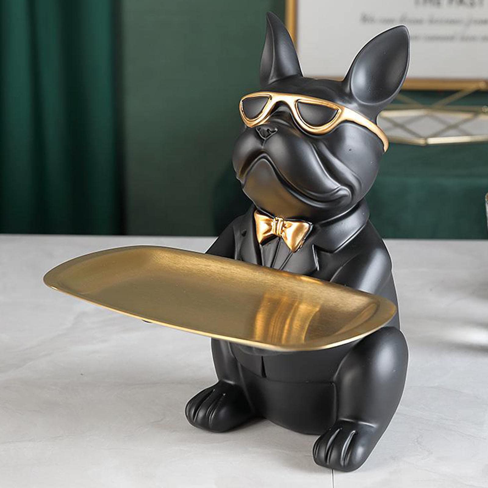 新品 収納 置物 小物入れ お菓子入れ 鍵置き 犬雑貨 室内飾り  