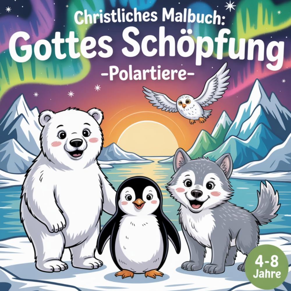 Christliches Malbuch: Gottes Schöpfung - Polartiere -
