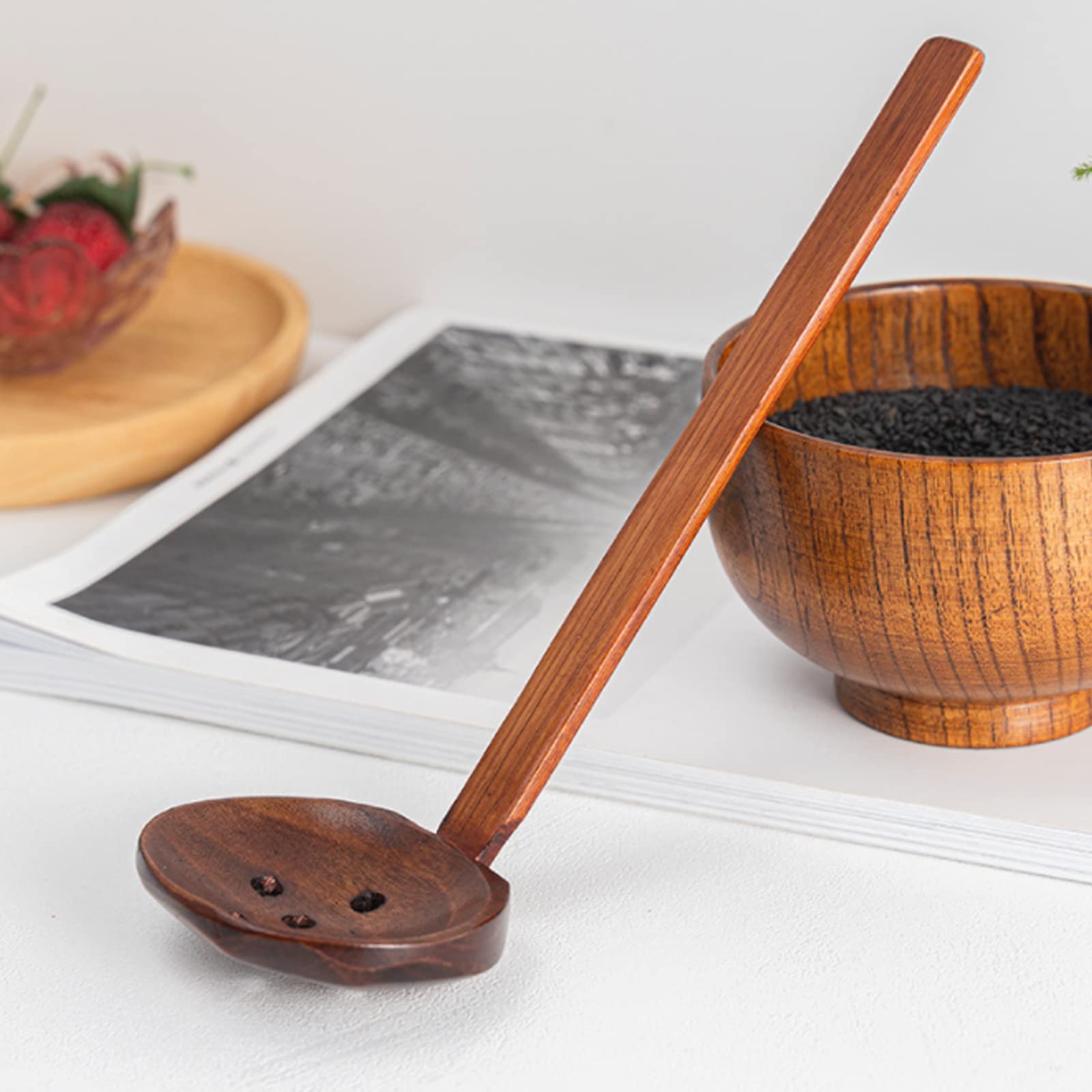 Cucchiaio Di Legno Con Manico Lungo Cucchiaio Di Ramen Set
