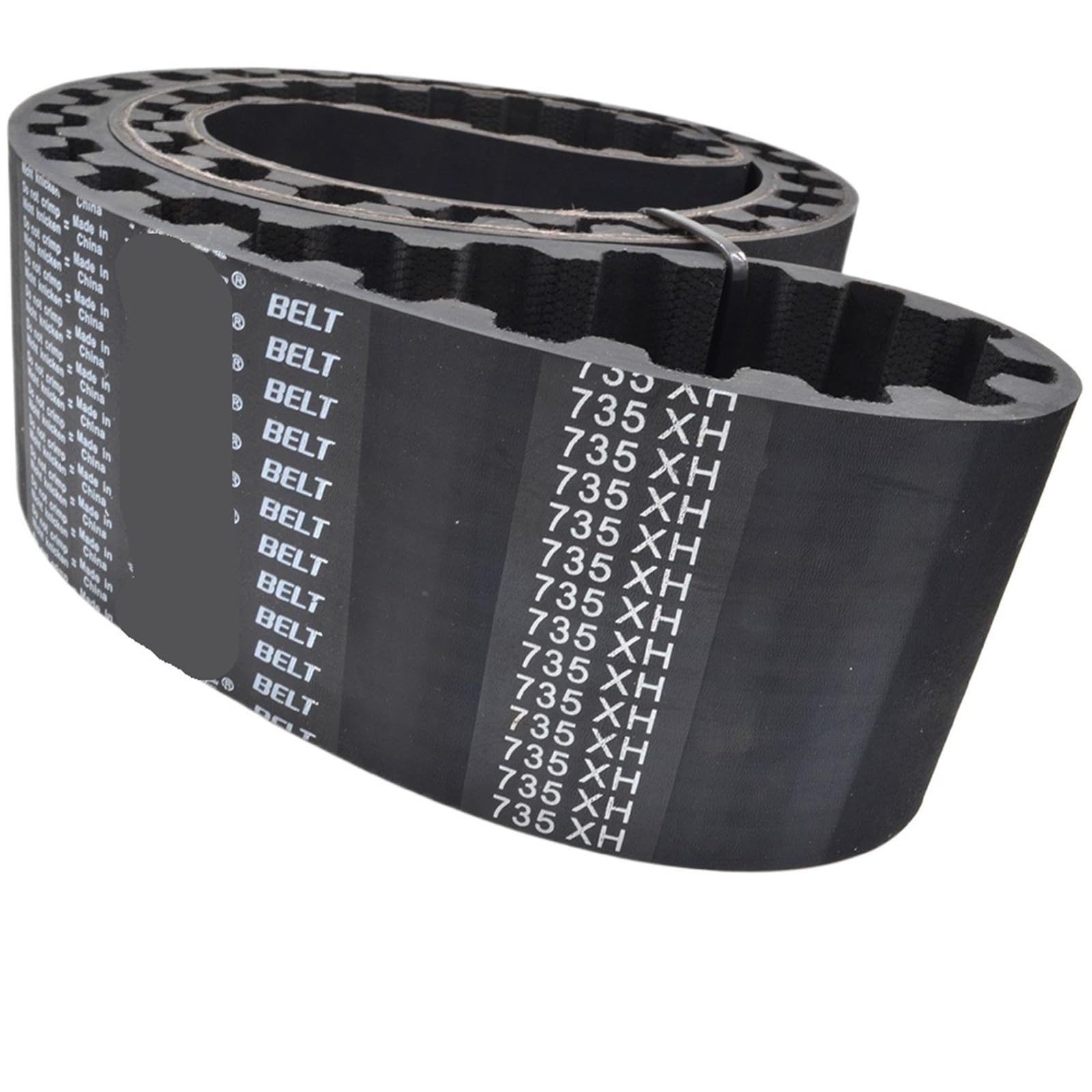 Courroie de distribution XH synchrone de 100 dents en caoutchouc noir