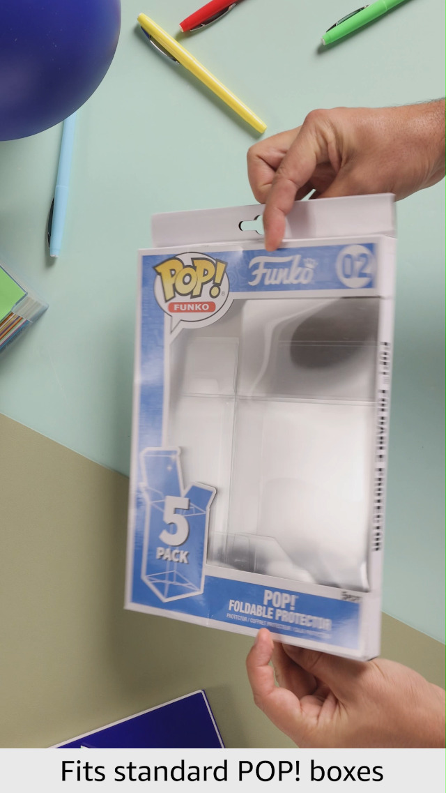 Amazon.com: Funko POP! Protector: 5-Pack Foldable POP