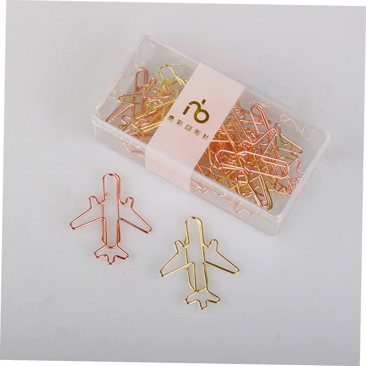 SHINEOFI 4 Set Di Graziose Clip A Forma Di Aeroplano Graffette Decorative E Funzionali Per Ragazzi E Ragazze 24 Pezzi * 4