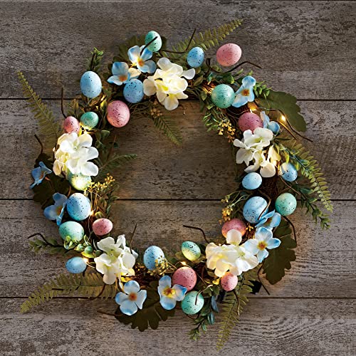 Montgomery Ward Lit Easter Wreath, Green