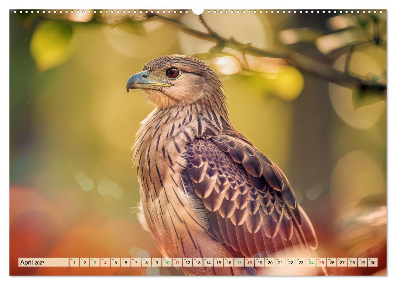 CALVENDO · Besondere Vogelportraits (Kalender 2027) | DIN A2 Querformat · Wandkalender · zeigen Vögel in einer Intensität, die man selten so nah erlebt: feine Federstrukturen…