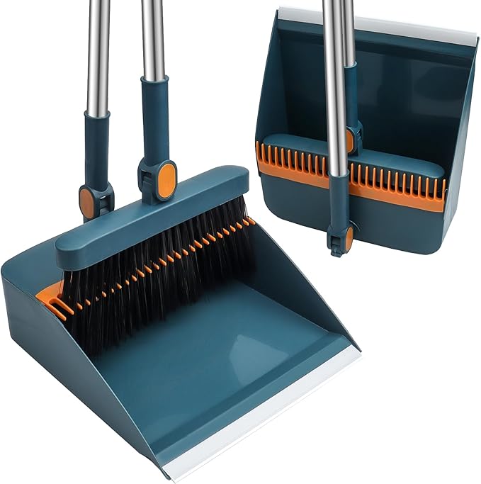 HPCORA Long Dustpan and Brush Set: Practical Household Cleaning Solution