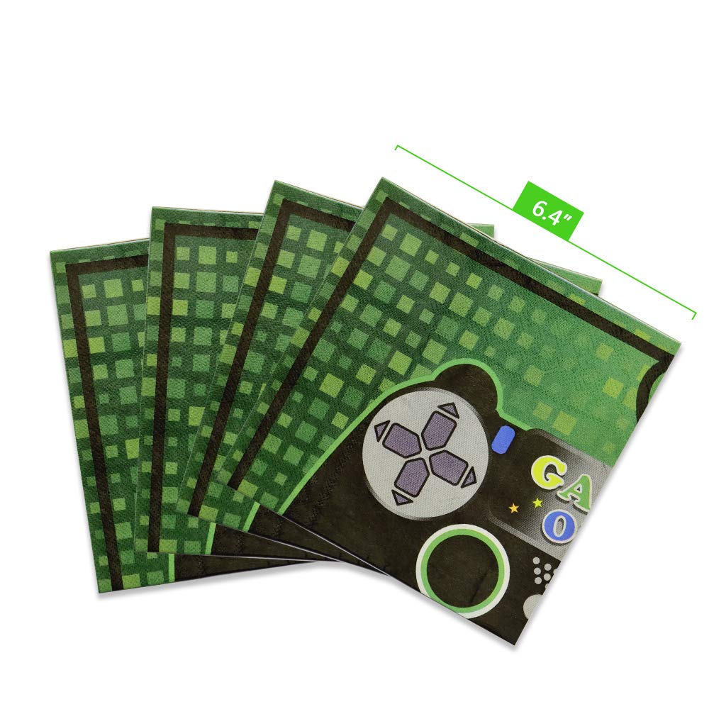 WERNNSAI Game Party Supplies Kit Video Game Themed Party Packs for