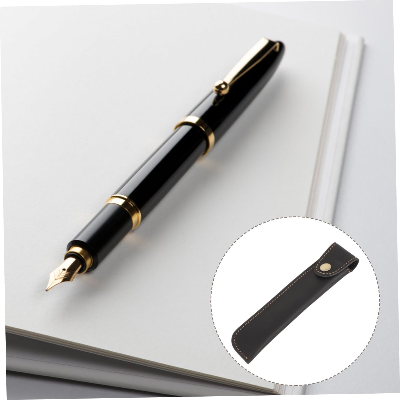 Tofficu 4piezas Estuche De Vintage para Estilográficas y Bolígrafos Funda De Mano Organizador Práctico para y Universidad y Celebraciones