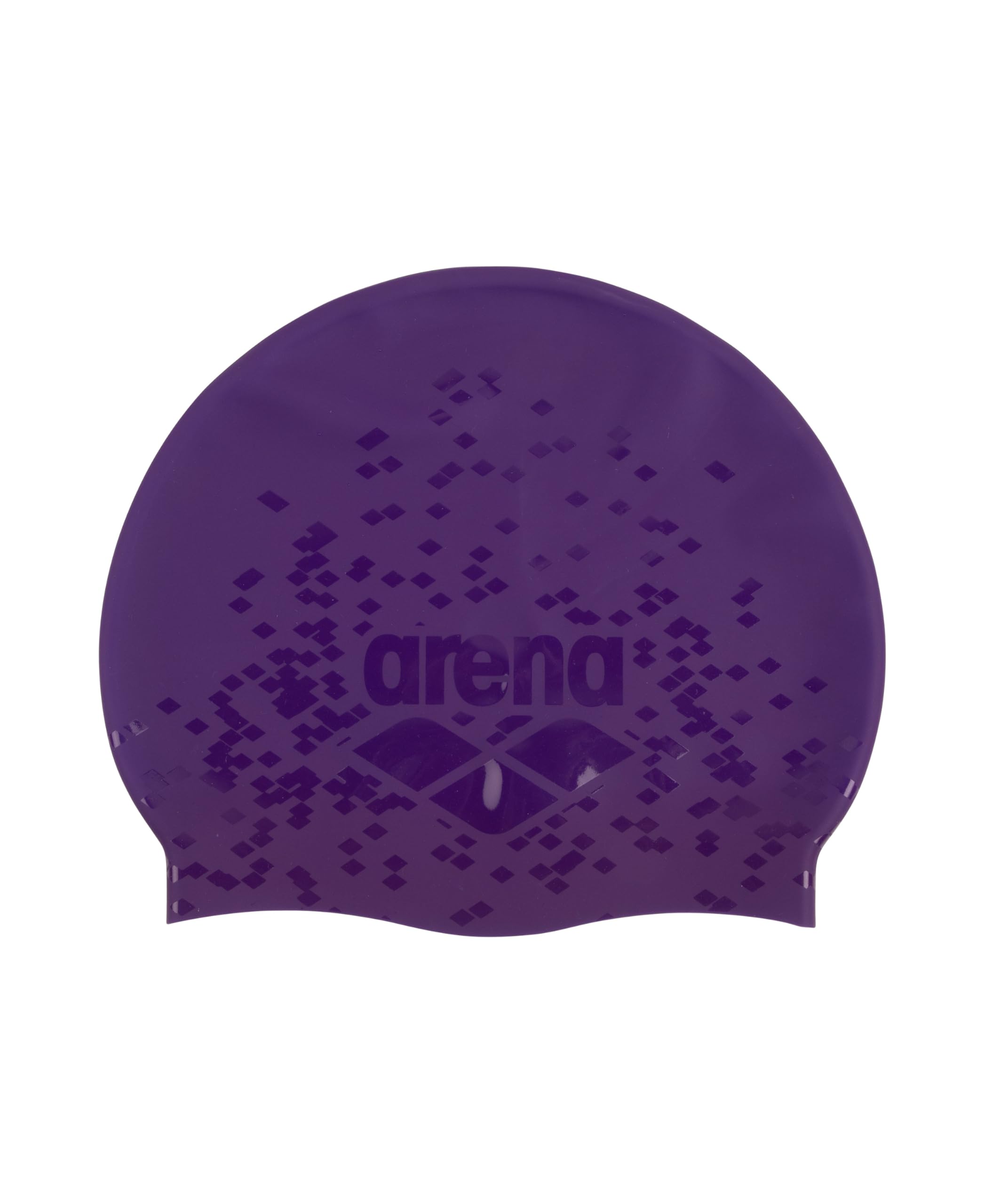 Arena Unisex Shine Silicone Swim Cap for Women and Men Fitness Swimmers Intensive Training Durable Soft Elastic Bathing Cap, Plum/Violet