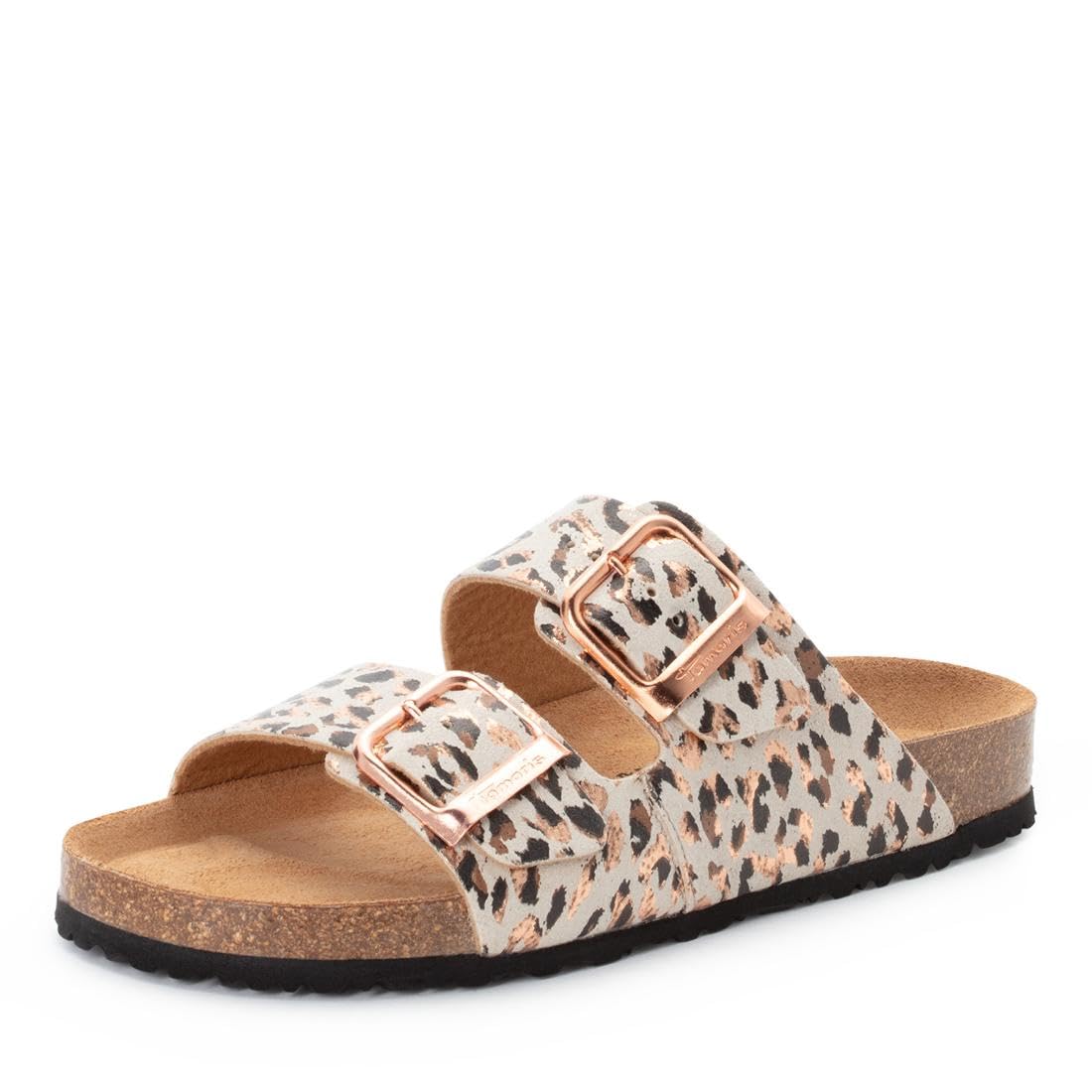 Tamaris Women Footbed Slide flat beige 5 UK
