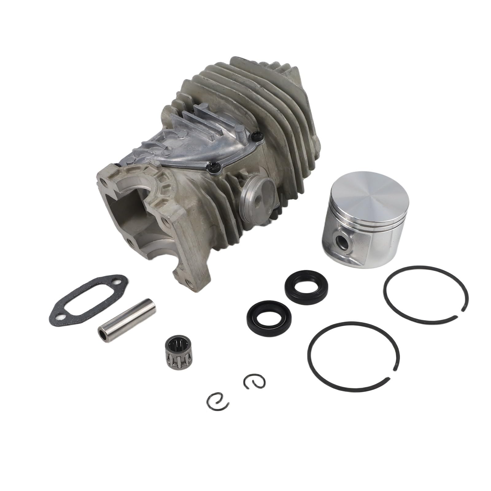Cylinder 47 mm i zestaw tłoka do pił łańcuchowych MS291 MS291C MS271 1141 020 1206 części do piły łańcuchowej do zestawu cylindrów pierścieni tłokowych