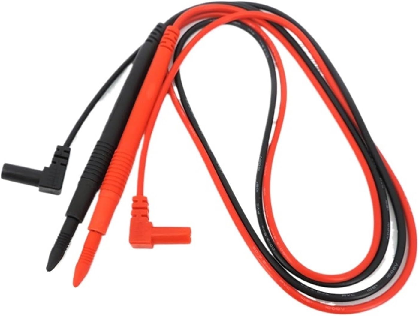 Thin Tip Needle Multimeter Multi Meter Test Lead 4mm Banana Alligator Clip Tools Cord Digital Probe Pen Cable(No.1)