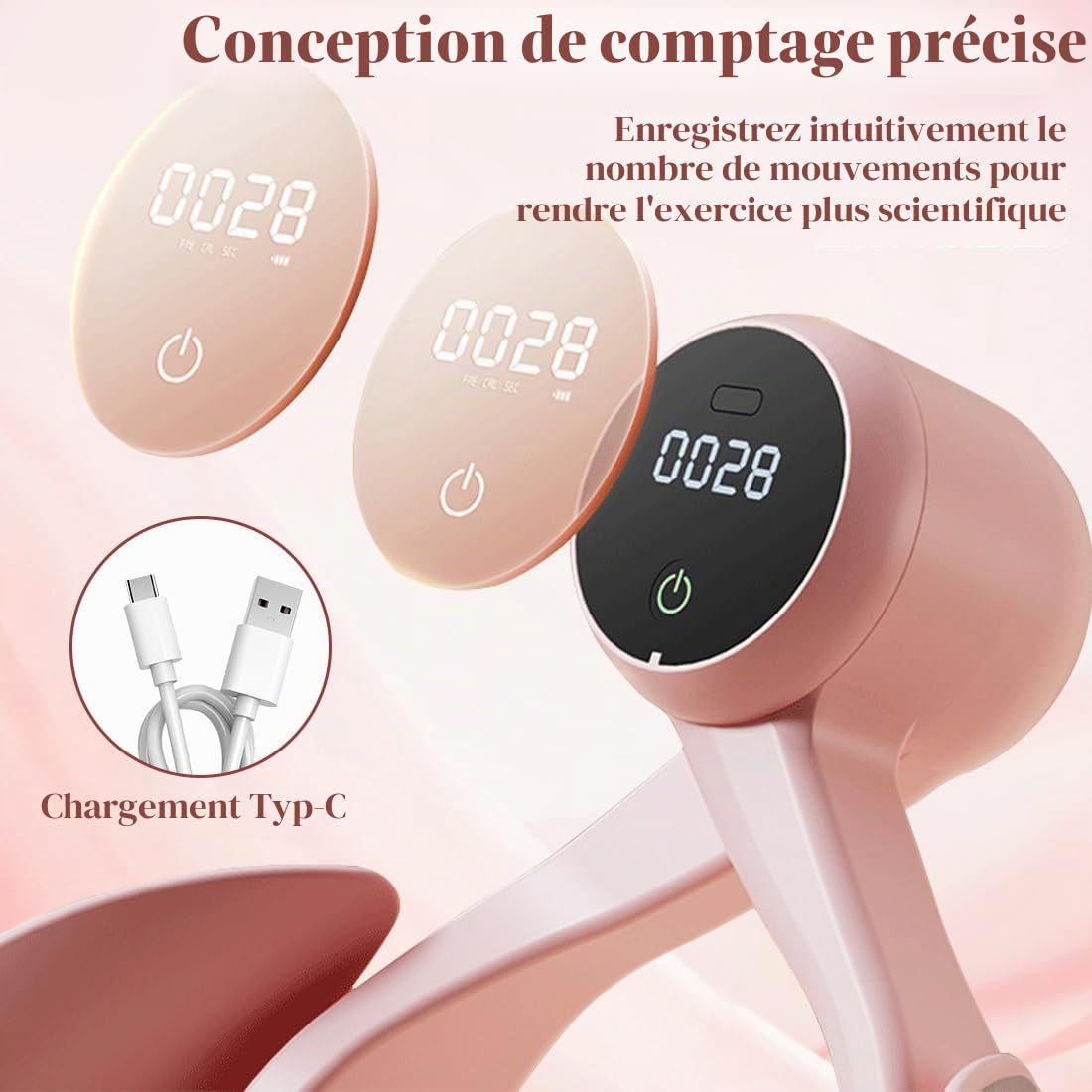 Appareil de musculation des cuisses et du plancher pelvien pour femmes et hommes, entraînement des muscles des hanches et du plancher pelvien, appareil d'entraînement des jambes pour la maison, les