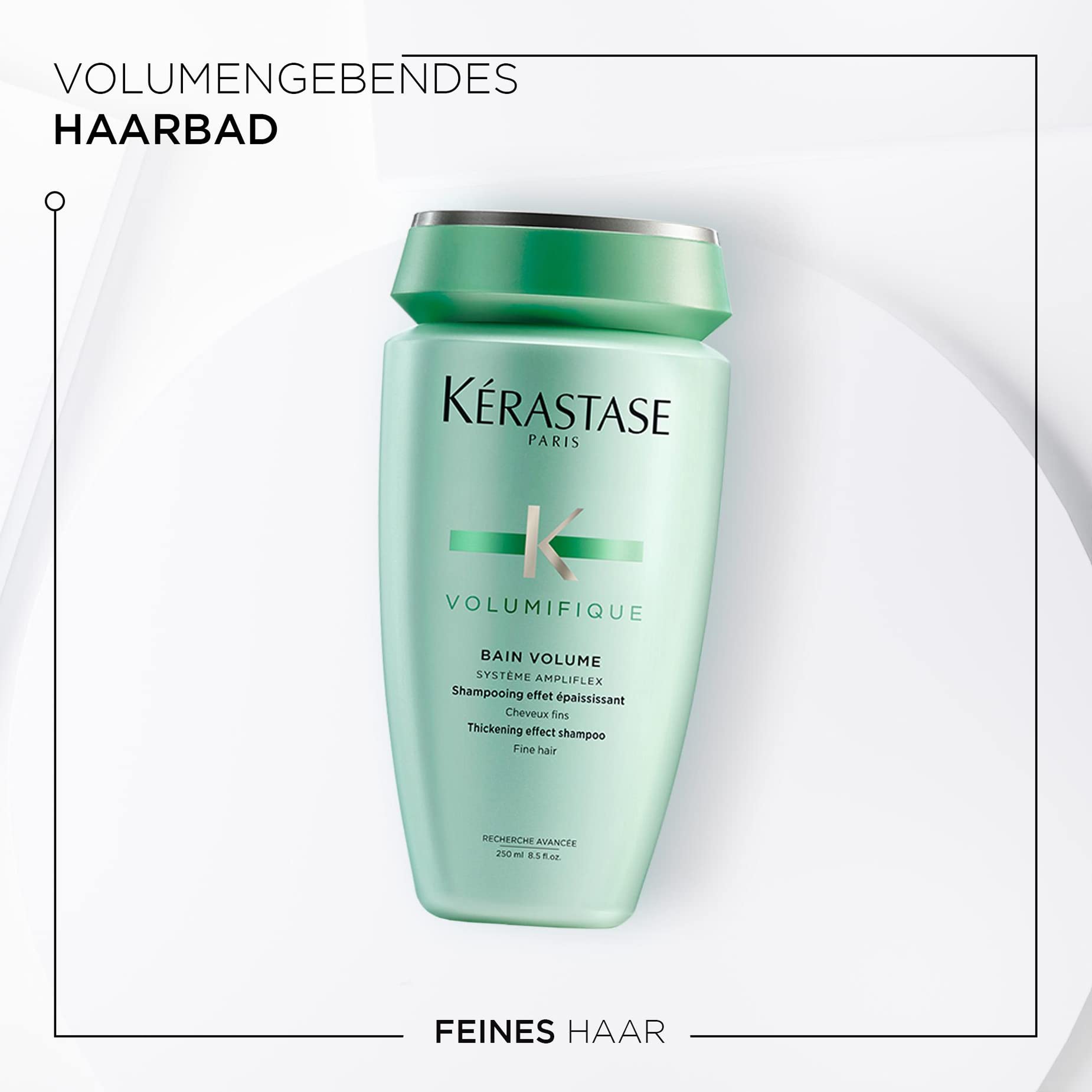 KérastaseShampoo für feines und plattes Haar, Haarbad für mehr Volumen und Glanz, Bain Volume, Volumifique