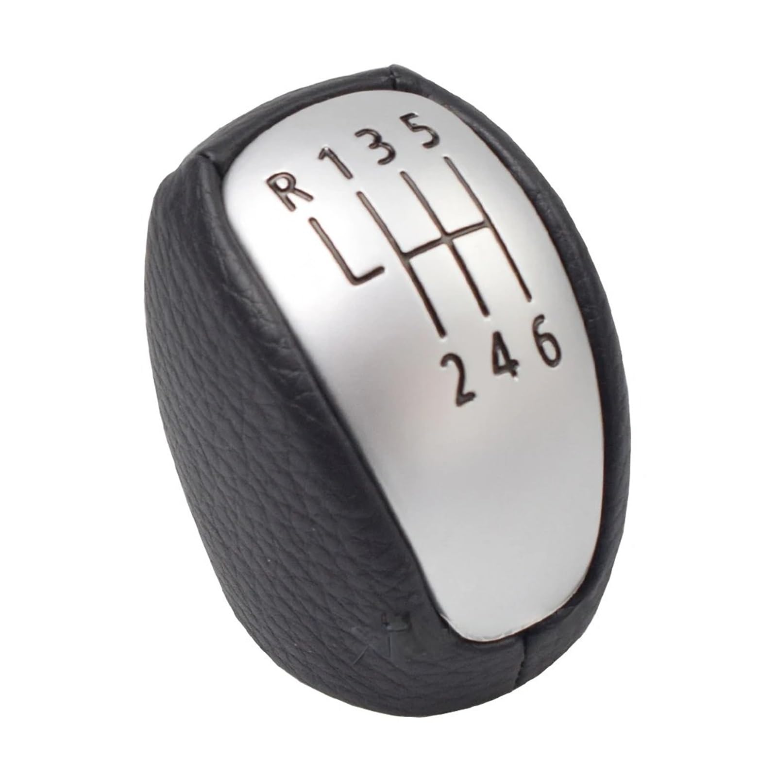 LVGVZTTGKM Replacement Shift Knob for Laguna Mk3 2007-2015 Black/Silver