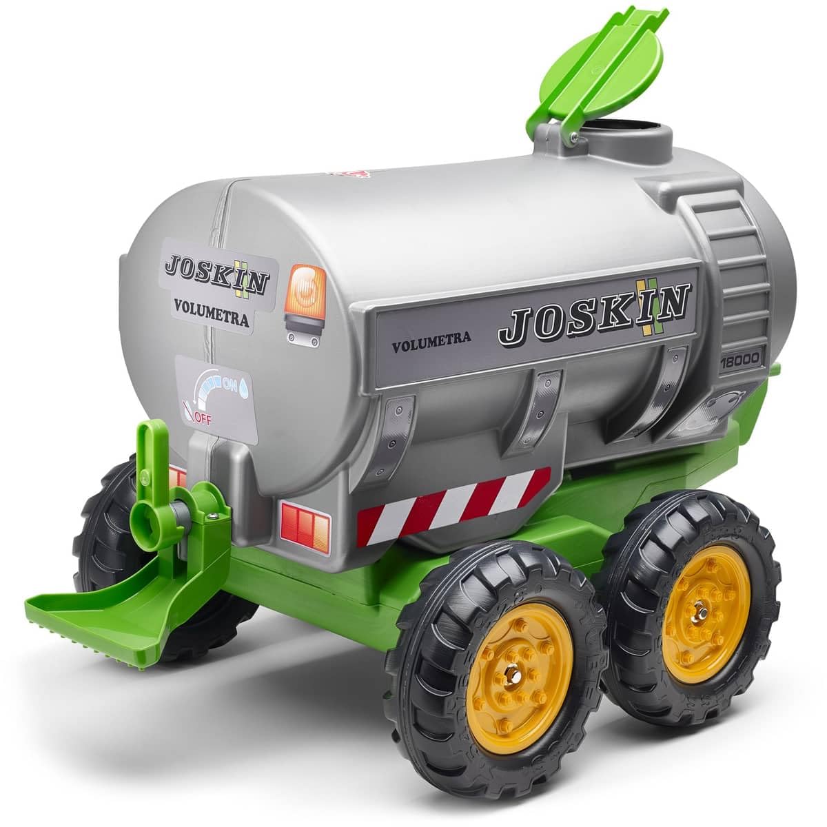 FALK - Remorque citerne Joskin avec robinet et épandeur - Dès 3 ans - Fabriqué en France - Capacité 30 Litres - Compatible tracteurs et tractopelles Falk 3/7 ans - 943JK